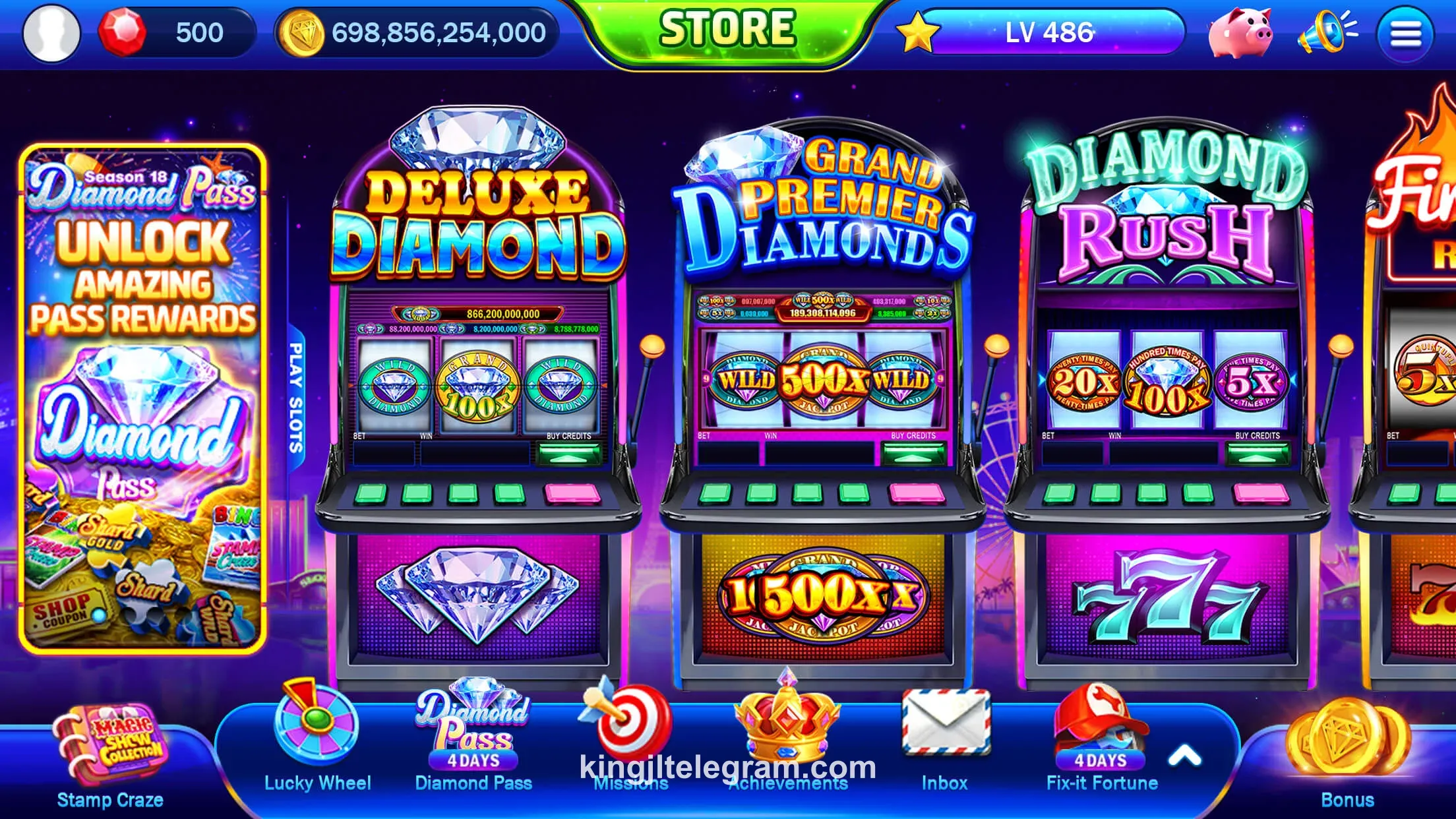 KingJL Telegram Game Interface